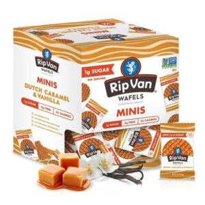 Rip Van Wafels Dutch Caramel & Vanilla Minis 0.28oz 32ct